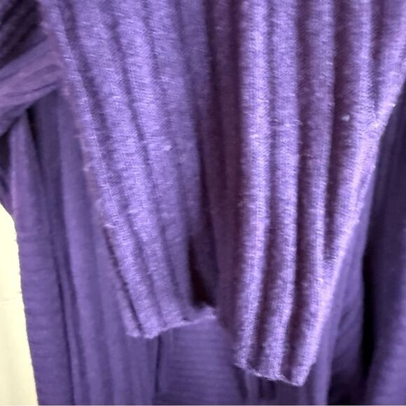 Eileen Fisher Womens Merino Wool Waterfall Cardigan Sweater Size Small Purple‎ - Picture 4 of 5